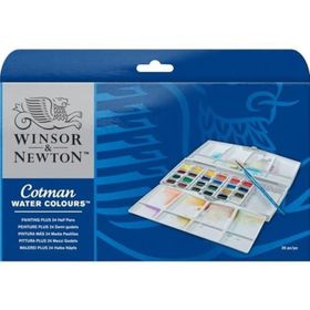 Winsor Newton Cotman 24 Renk Tablet Sulu Boya Seti