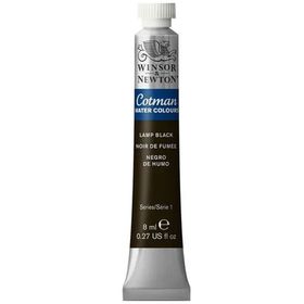 Winsor & Newton Cotman Lamp Black 8 ml Sulu Boya