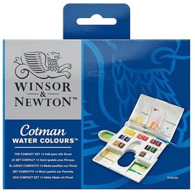 Winsor Newton Cotman Suluboya Seti 14'lü 5728309