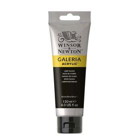 Winsor Newton Galeria 337 Lamp Black 120ml Akrilik Boya