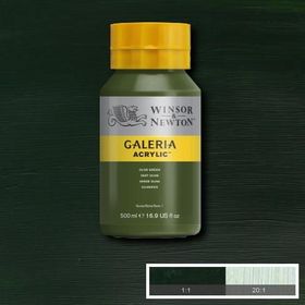 Winsor Newton Galeria 447 Olive Green Akrilik Boya