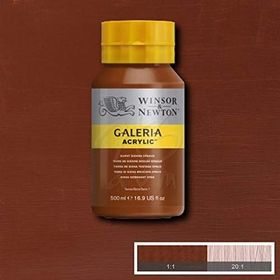 Winsor & Newton Galeria 60 500 ml Burnt Sienna Akrilik Boya