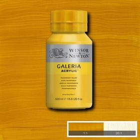 Winsor Newton Galeria Transparent Yellow 653 500ml Akrilik Boya