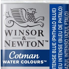 Winsor Newton Intense Blue 327 Yarım Tablet Sulu Boya