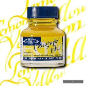 Winsor & Newton N:345 Lemon Yellow Kaligrafi Mürekkebi