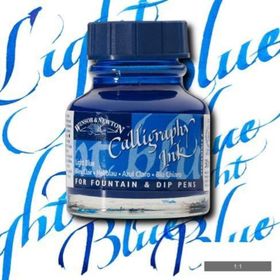 Winsor & Newton N:350 Light Blue Kaligrafi Mürekkebi
