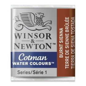 Winsor Newton No:074 Burnt Sienna Tablet Sulu Boya