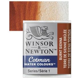 Winsor Newton No:074 Burnt Sienna Tablet Sulu Boya