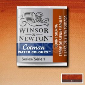 Winsor Newton No:074 Burnt Sienna Tablet Sulu Boya