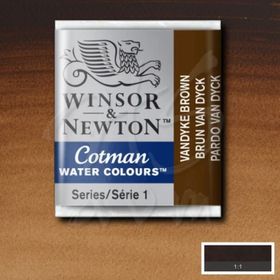 Winsor Newton No:676 Vandayk Brown Tablet Sulu Boya