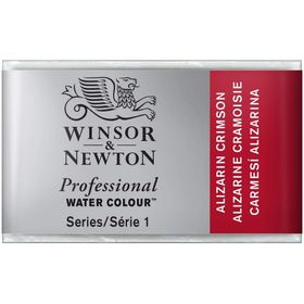 Winsor & Newton Professional Water Colour, suluboya 1/1 Gözlü, Alizarinkarmesin, 3,3 x 2,3 x 1,3 cm