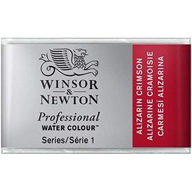 Winsor & Newton Professional Water Colour, suluboya 1/1 Gözlü, Alizarinkarmesin, 3,3 x 2,3 x 1,3 cm