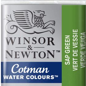 Winsor Newton Sap Green 599 Yarım Tablet Sulu Boya