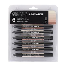 Winsor & Newton Skin Tones 6'lı Promarker Set