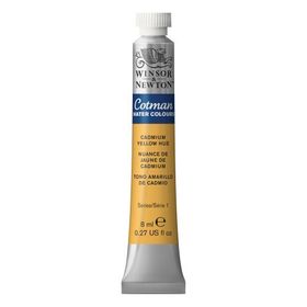 Winsor & Newton sulu boya, kadmiyum sarısı renk tonu, 8 ml tüp