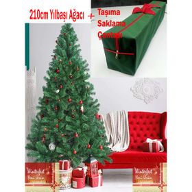 Winterfest 210 cm 800 Dal Taşıma Çantalı Yılbaşı Çam Ağacı