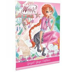 Winx A5 40 Yaprak Tel Dikişli Güzel Yazı Defteri