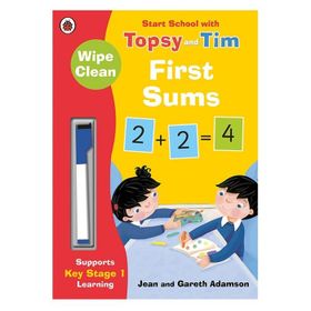 Wipe Clean First Sums Start School With Topsy And Tim-Ladybird Publishing