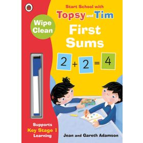 Wipe Clean First Sums Start School With Topsy And Tim-Ladybird Publishing