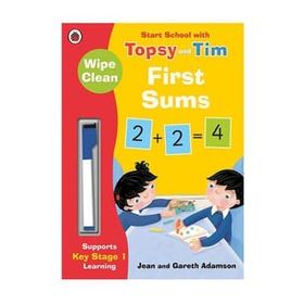 Wipe Clean First Sums Start School With Topsy And Tim-Ladybird Publishing