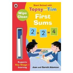 Wipe Clean First Sums Start School With Topsy And Tim-Ladybird Publishing