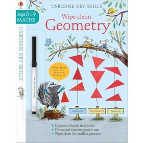 Wipe-Clean Geometry 8-9 - Usborne Yayıncılık