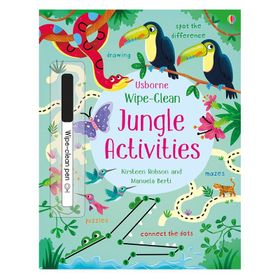 Wipe Clean Jungle Activities-Usborne Publishing