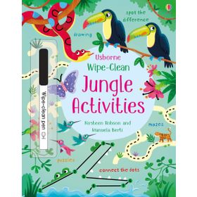Wipe Clean Jungle Activities-Usborne Publishing