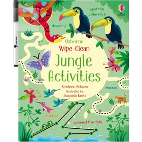 Wipe Clean Jungle Activities-Usborne Publishing