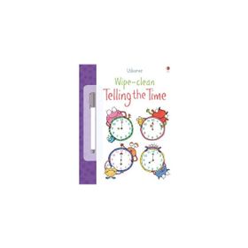Wipe Clean Telling The Time-Usborne
