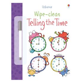 Wipe Clean Telling The Time-Usborne