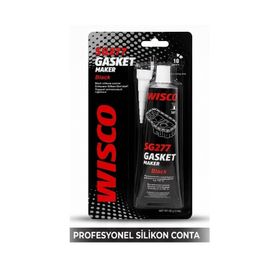 Wisco 300° Isıya Dayanıklı 85 gr Siyah Sıvı Conta Tüp Silikon