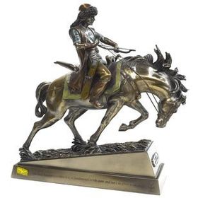 Wise Unicorn Mete Han Bronz 30 cm Biblo