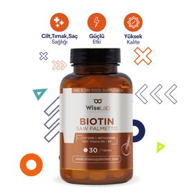 Wiselab Biotin 2500 mcg 30 Tablet
