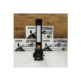 Wison WS-7510 4000 Lümen 40 W Çok Fonksiyonlu Profosyonel Kampçı El Feneri