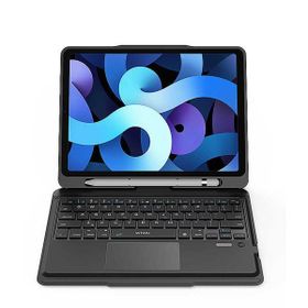 Wiwu Apple iPad Air 10.9 2020 Wiwu Keyboard Folio Kablosuz Klavyeli Kılıf