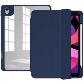 Wiwu Apple iPad Pro 12.9 2021 5.Nesil Zore Nort Arkası Şeffaf Standlı Kılıf Kılıf