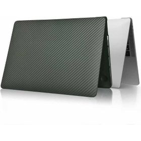 Wiwu İkavlar Macbook Pro 16 M1 2021 Kapak A2485 Uyumlu Karbon Fiber Görünümlü Koruyucu Kılıf