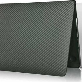 Wiwu İkavlar Macbook Pro 16 M1 2021 Kapak A2485 Uyumlu Karbon Fiber Görünümlü Koruyucu Kılıf