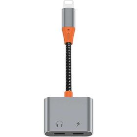 Wiwu LT09 Lightning Şarj Ve Lightning Kulaklık Dönüştürücü Adaptör