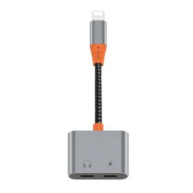 Wiwu LT09 Lightning Şarj Ve Lightning Kulaklık Dönüştürücü Adaptör