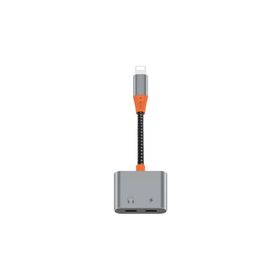 Wiwu LT09 Lightning Şarj Ve Lightning Kulaklık Dönüştürücü Adaptör