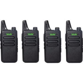 Wln KD-C1 PMR Kulaklıklı 4'lü El Telsizi Seti