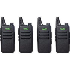 Wln KD-C1 PMR Kulaklıklı 4'lü El Telsizi Seti