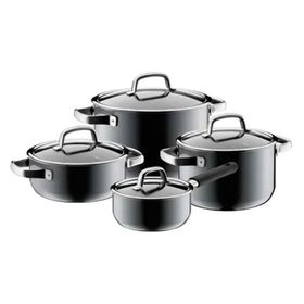 WMF Fusiontec Mineral 4 Parça Platinum Gri Tencere Seti