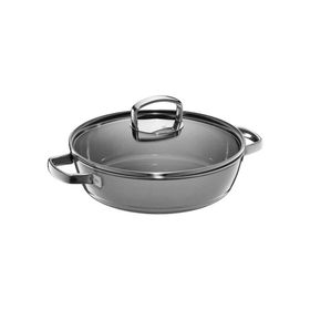 WMF Fusiontec Mineral Cam Kapaklı 24 cm Gri Pilav Tenceresi