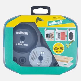 Wolfcraft 35-70 mm Delik Genişletme Yardımcısı Set