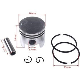 Wolfmac İkra IBKH 33 Motorlu Multi Tırpan Piston Seti