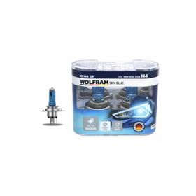 Wolfram 12 V H4 100 / 90 P43t Sky Blue Beyaz 22144 Sb Ampul