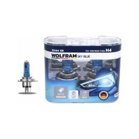 Wolfram 12 V H4 100 / 90 P43t Sky Blue Beyaz 22144 Sb Ampul